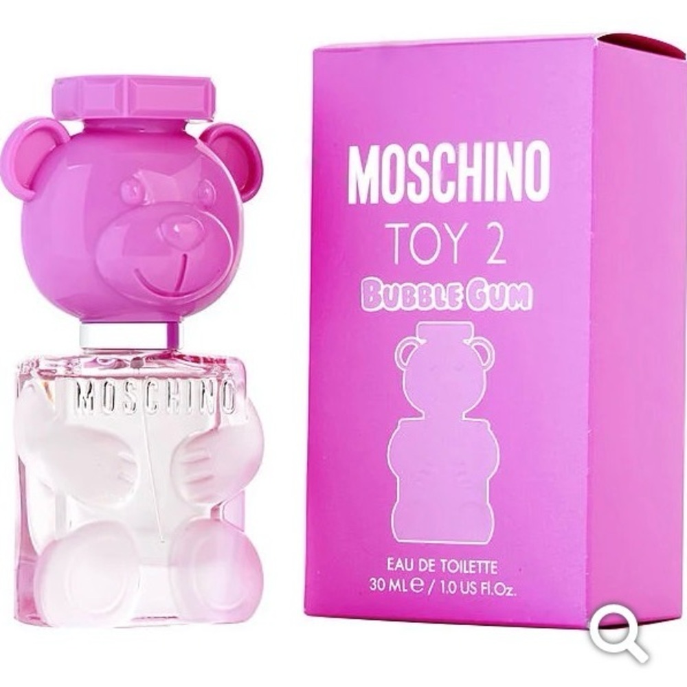 Moschino Pink Teddy Bear Toy 2 Bubble Gum Bottle